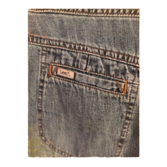 Beautiful Vintage Lee women’s Jeans MIDI Skirt Size 6 S - Picture 4 of 6